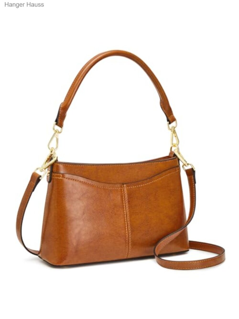 Genuine Leather Crossbody Bag for Women Small Purse Handbag with Adjustable